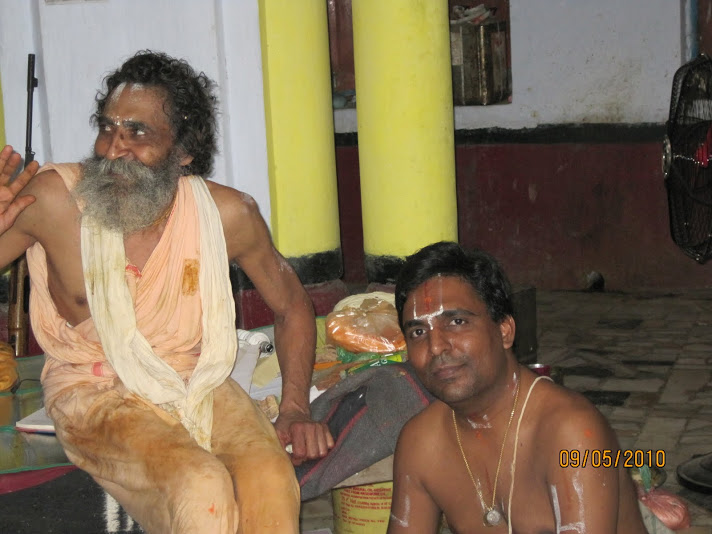 adiyen with priest at nandigram