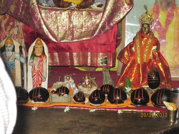 Saalagrama murthis at Bharat sannidi,Nandigram