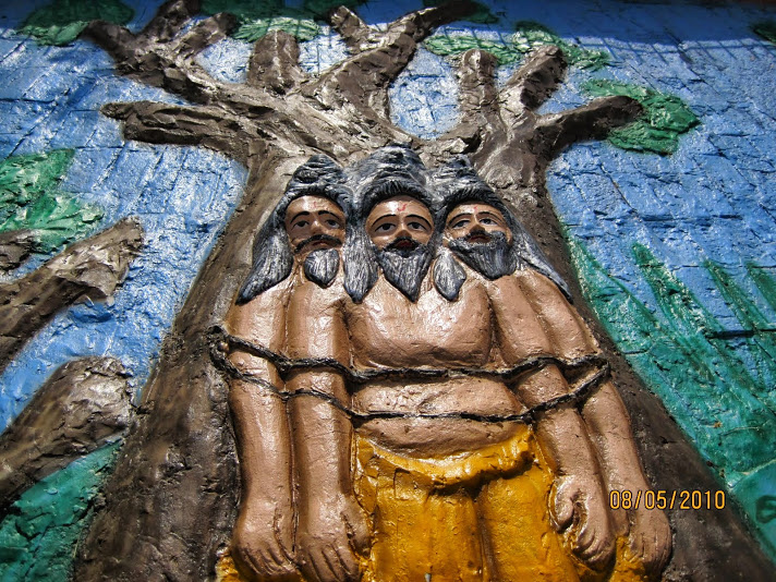 saptarishis bound by valmiki