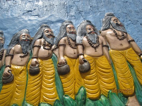 sapta rishis at Valmiki rishi