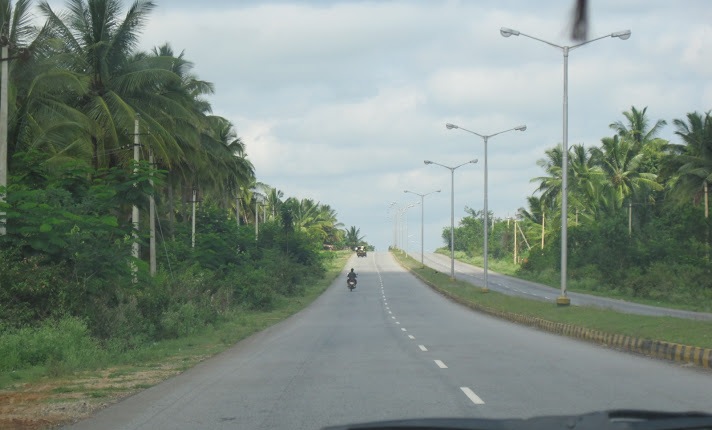 En route to Belur-Mangalore Highway