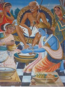 Painting at Sudhama Dwaraka